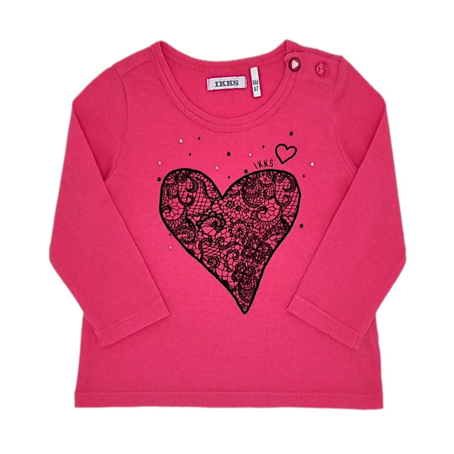 Tee-shirt bébé fille IKKS seconde main 6 mois