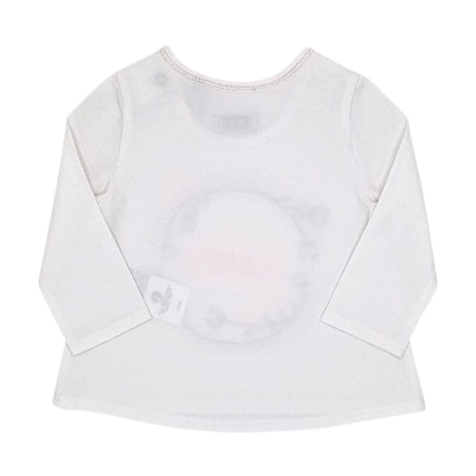 Tee-shirt écru IKKS bébé fille 3 mois