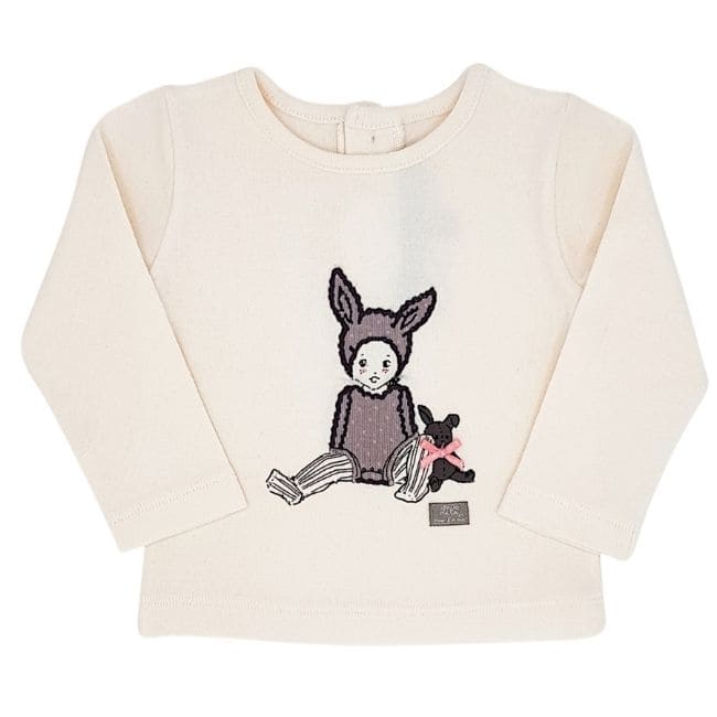 Mode bébé chic LILI GAUFRETTE d'occasion - Tee-shirt bébé fille 3 mois jaune pastel