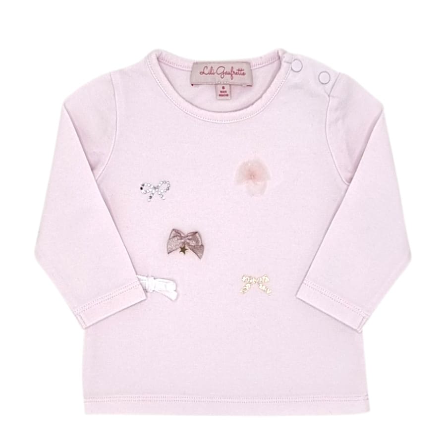 T-shirt bébé fille 6 mois - Vêtement occasion LILI GAUFRETTE