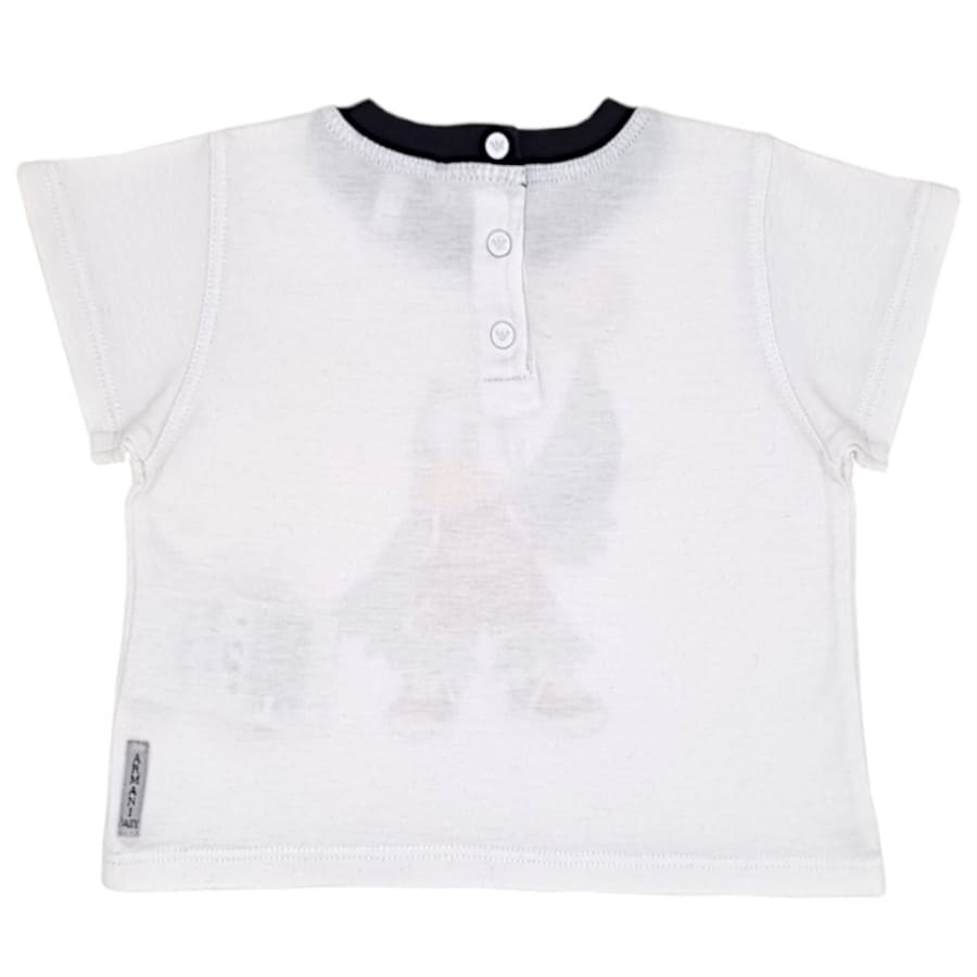 Tee-shirt blanc ARMANI BABY garçon 3 mois