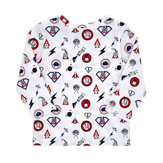 Tee-shirt blanc IKKS bébé garçon 3 mois