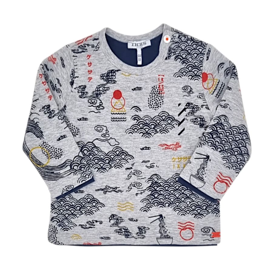 Tee-shirt IKKS bébé garçon seconde main 6 mois réversible