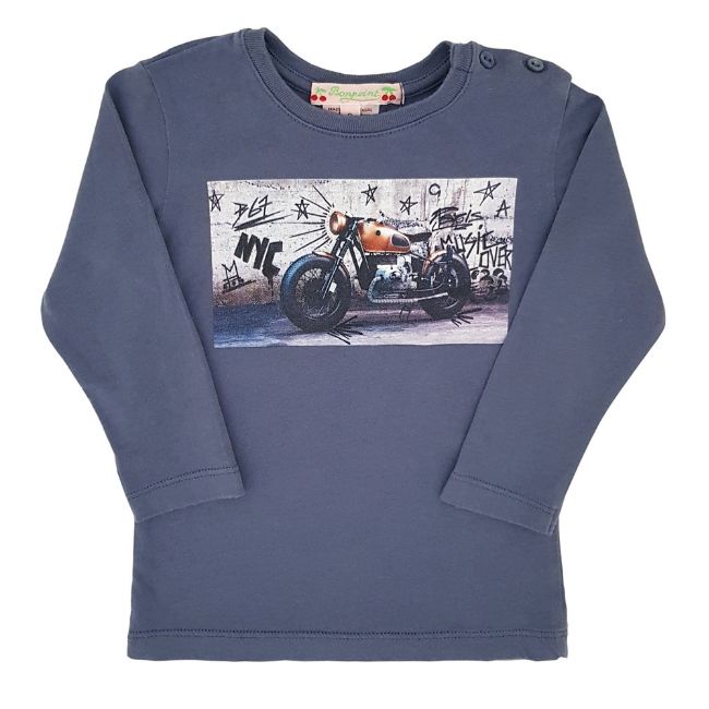 Vêtement bébé occasion de marque BONPOINT - Tee-shirt bebe garçon 6 mois bleu