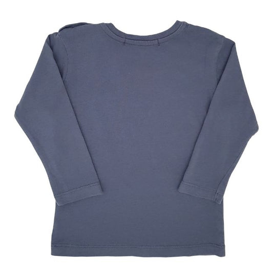 T-shirt bébé Bonpoint bleu 6 mois à manches longues