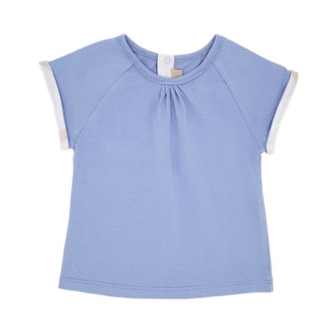 Tee-shirt BURBERRY bébé fille d'occasion 6 mois bleu