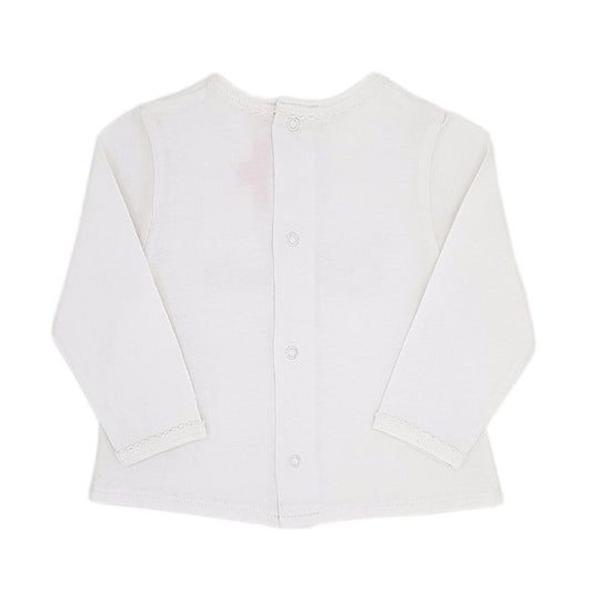 Tee-shirt bébé fille blanc à message ESCADA 3 mois à manches longues