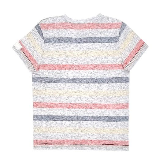 T-shirt gris chiné IKKS bébé garçon 12 mois