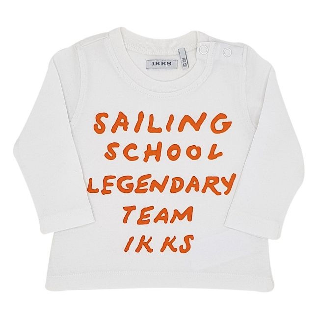 Tee-shirt bébé garçon 3 mois IKKS d'occasion blanc à message