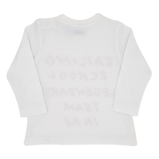 Tee-shirt bébé garçon blanc à message IKKS 3 mois à manches longues