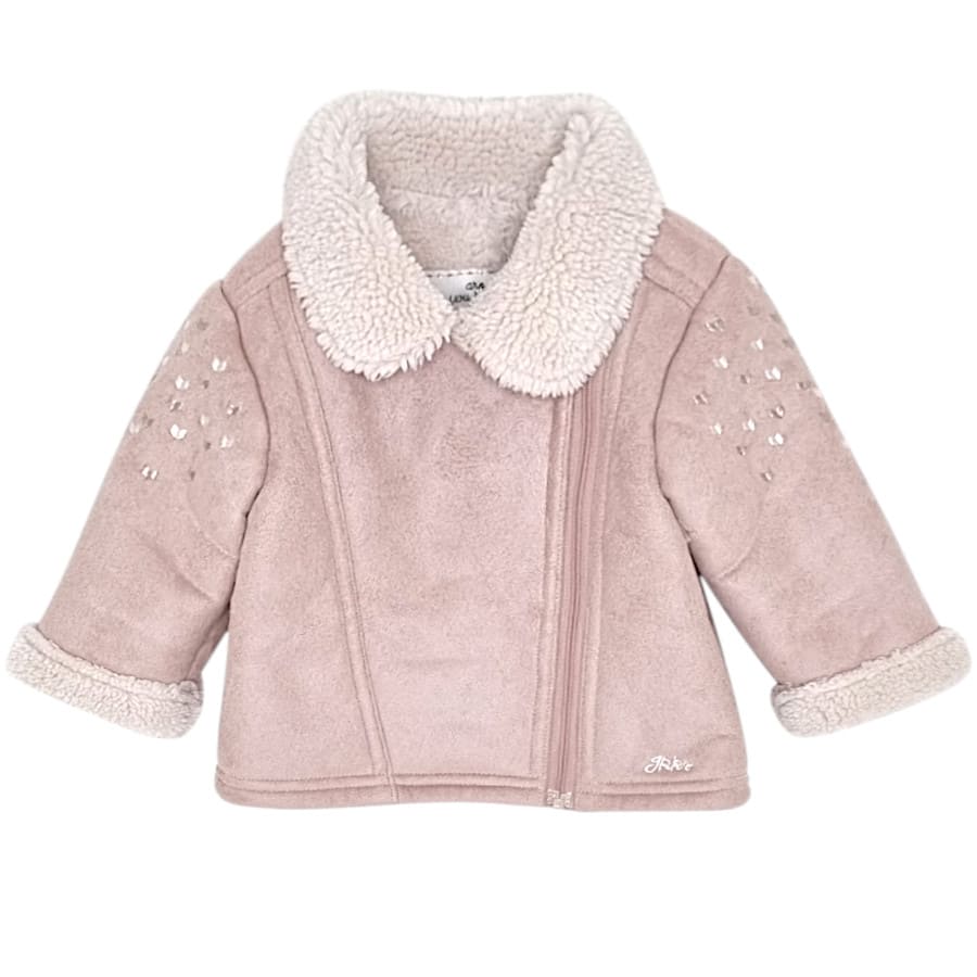 Vêtement bébé fille d'occasion - Veste IKKS 6 mois forme motard