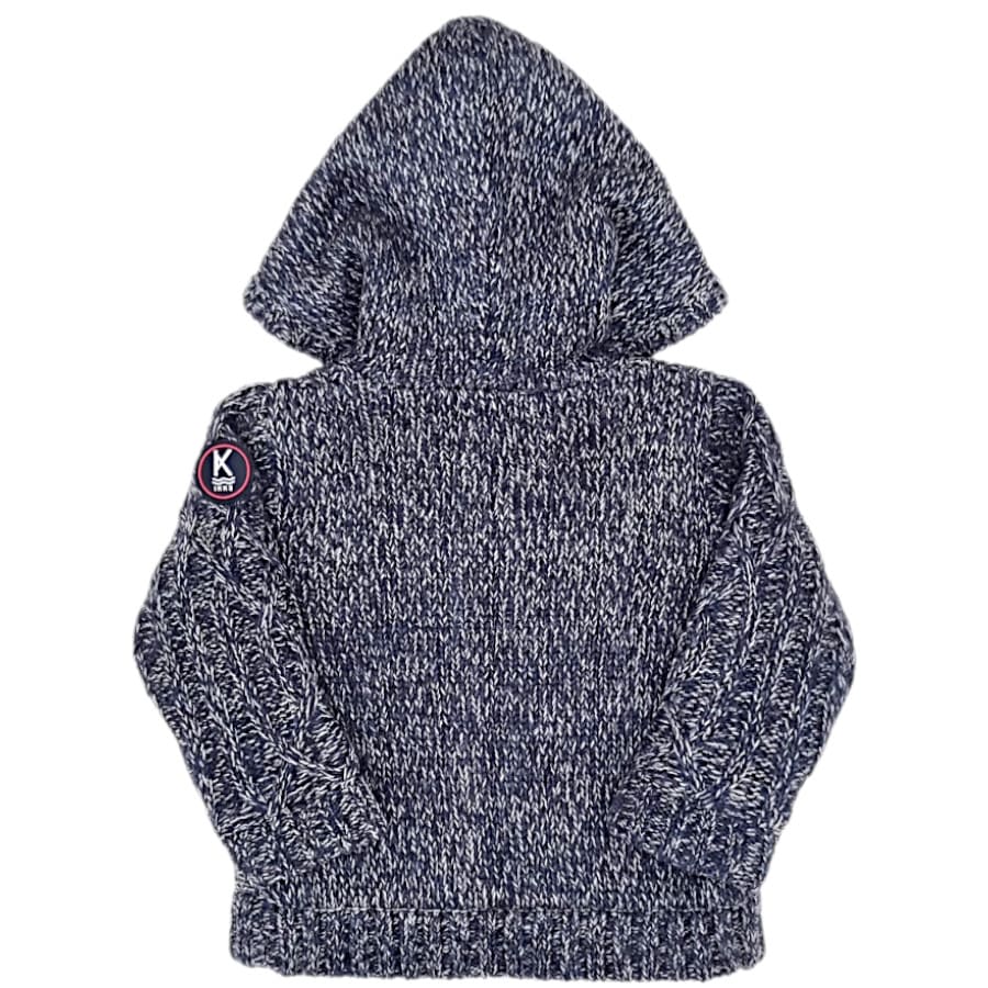 Veste bleu chiné IKKS bébé garçon 12 mois