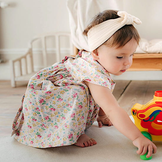 Robe bébé fille imprimé Liberty, occasion, pour un quotidien élégant