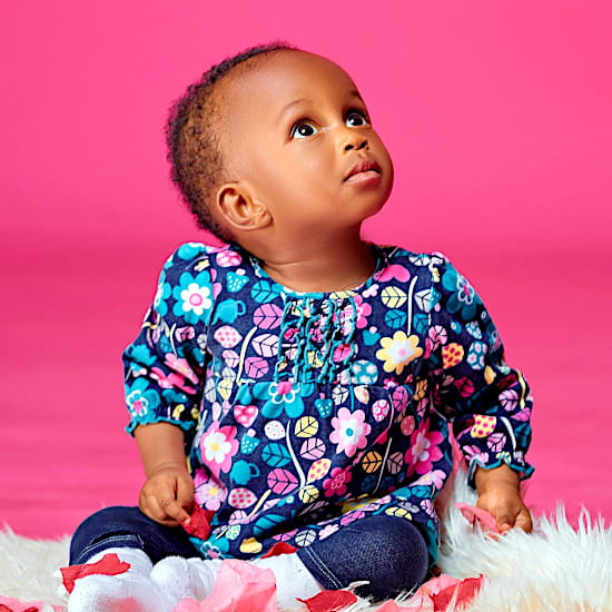 Blouse bébé fille imprimé floral, seconde main, pour toutes les occasions