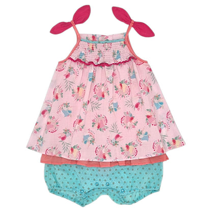 Combinaison bébé fille Kenzo Kids, multicolore à nœuds, taille 18 mois, seconde main luxe, vue de face