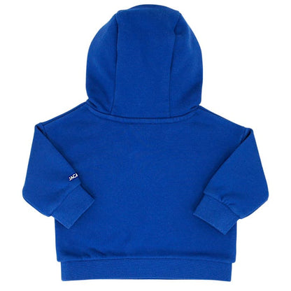 Sweat bébé bleu en molleton Jacadi, vue de dos, garçon 6 mois