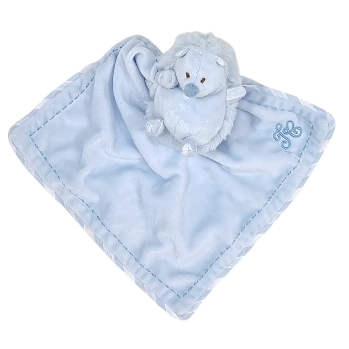 Doudou bébé garçon bleu ciel Léon le hérisson, taille unique, marque Tartine et Chocolat - seconde main haut de gamme
