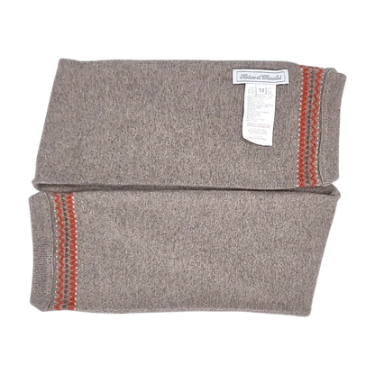 Echarpe bébé garçon Tartine et Chocolat 6-12 mois, marron, double épaisseur enrichie en angora