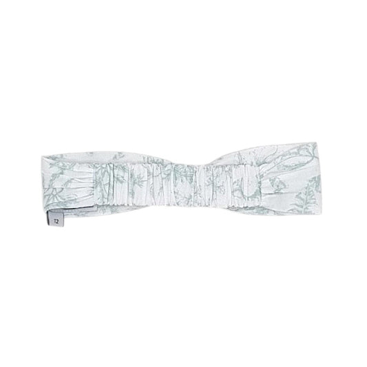 Bandeau bébé blanc/vert imprimé papillons Tartine et Chocolat, vue de dos, fille 6-12 mois