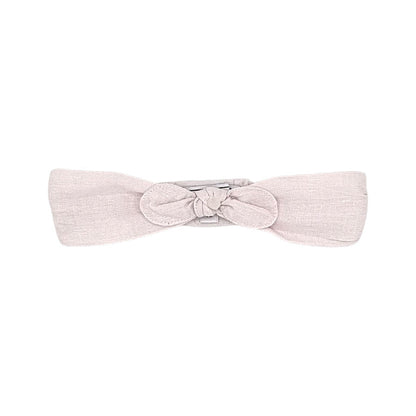 Bandeau bébé fille Tartine et Chocolat, rose pâle à nœud, taille 6-12 mois, seconde main haut de gamme, vue de face