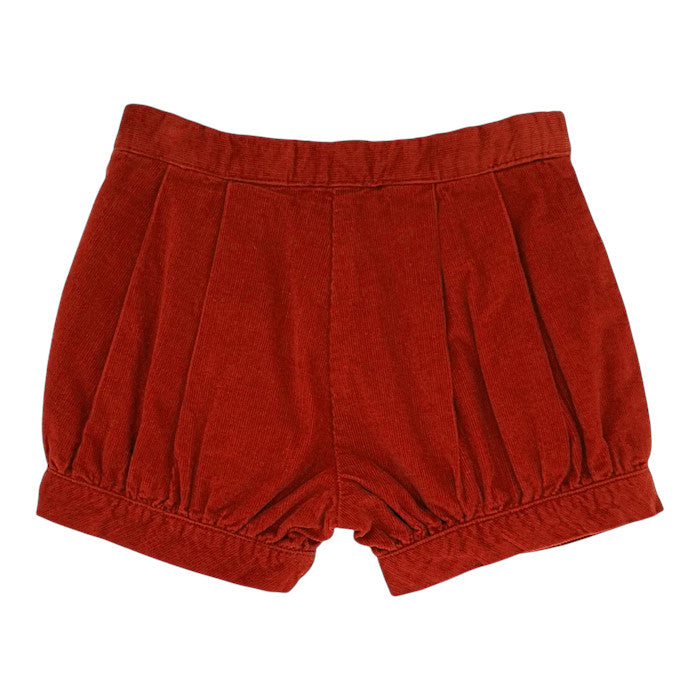 Bloomer bébé rouille en velours Jacadi, vue de dos, fille 24 mois
