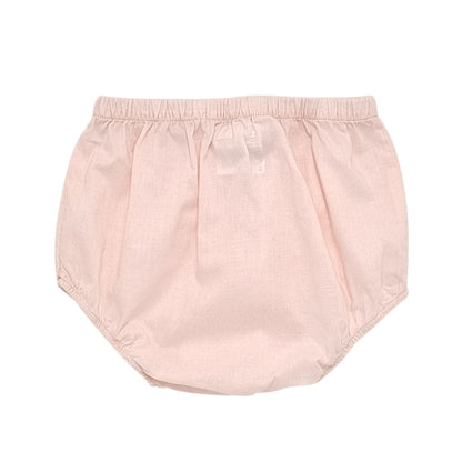 Bloomer bébé rose en coton Jacadi, vue de dos, fille 6 mois