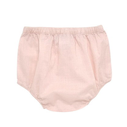 Bloomer bébé fille Jacadi, rose en coton, taille 6 mois, seconde main haut de gamme, vue de face