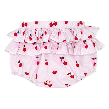Bloomer bébé rose volanté Jacadi, vue de dos, fille 6 mois