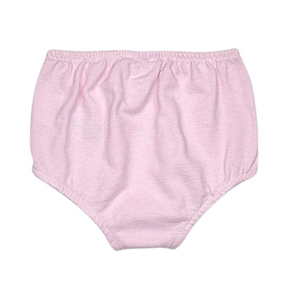 Bloomer bébé rose en maille piquée Ralph Lauren, vue de dos, fille 6 mois