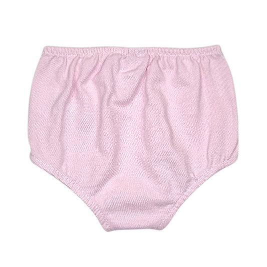 Bloomer bébé rose en maille piquée Ralph Lauren, vue de dos, fille 6 mois