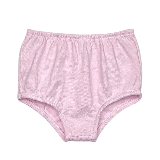Bloomer bébé fille Ralph Lauren Baby, rose en maille piquée, taille 6 mois, seconde main luxe, vue de face