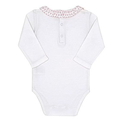 Body bébé fille Jacadi 6 mois, blanc, pressions au dos