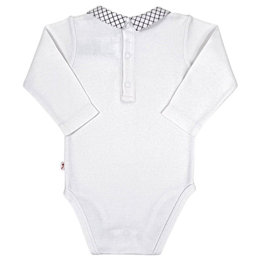 Body bébé garçon Jacadi 6 mois, blanc, pressions au dos
