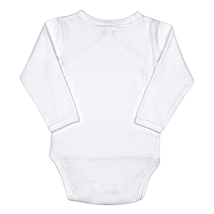 Body bébé mixte Jacadi 6 mois, blanc, surpiqûres festonnées