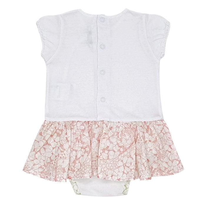 Body bébé blanc à volant Kenzo, vue de dos, fille 6 mois