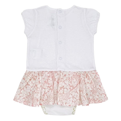 Body bébé blanc à volant Kenzo, vue de dos, fille 6 mois