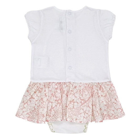 Body bébé blanc à volant Kenzo, vue de dos, fille 6 mois