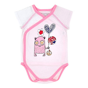 Body croisé bébé fille rose manches courtes, taille 3 mois, marque Marc Jacobs - seconde main luxe