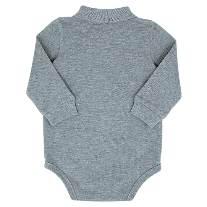 Body bébé garçon Ralph Lauren 6 mois, gris, à manches longues