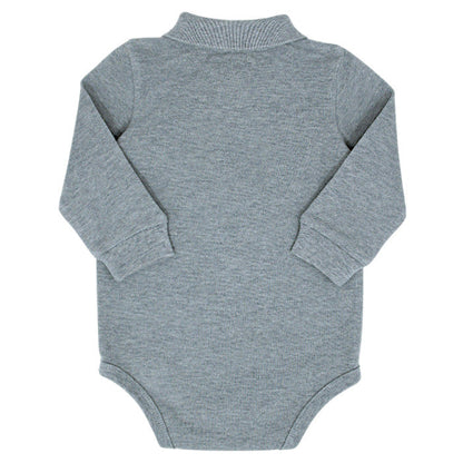 Body bébé garçon Ralph Lauren 6 mois, gris, à manches longues