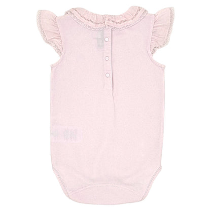 Body bébé rose à collerette Tartine et Chocolat, vue de dos, fille 18 mois