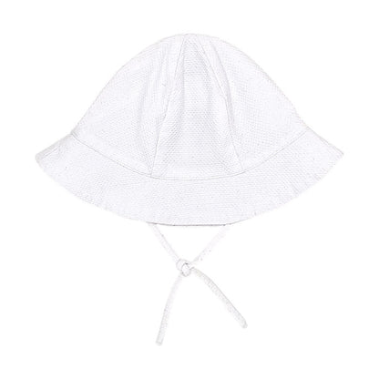 Chapeau bébé blanc à nœud Jacadi, vue de dos, fille 24-36 mois