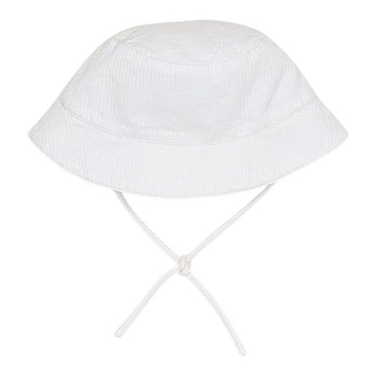 Chapeau bébé garçon Jacadi, blanc en coton, taille 6 mois, seconde main haut de gamme, vue de face