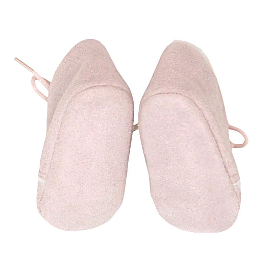 Chaussons bébé fille Jacadi 6 mois, rose, en suédine