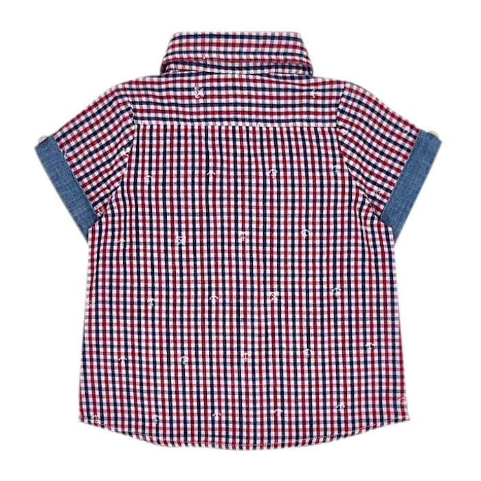 Chemise tricolore IKKS bébé garçon 6 mois