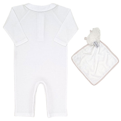 Coffret de naissance bébé blanc/écru  Tartine et Chocolat, vue de dos, mixte 6 mois