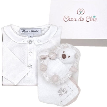Coffret de naissance bébé mixte Tartine et Chocolat, blanc/écru, taille 6 mois, seconde main haut de gamme, vue de face