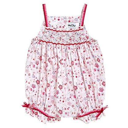 Combinaison Baby Dior naissance 1 mois rose smockée - Vêtement bébé fille luxe seconde main