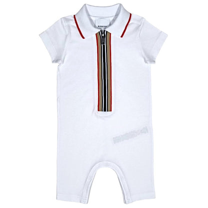 Combinaison blanche bébé garçon 6 mois Burberry - Vêtement neuf avec étiquette
