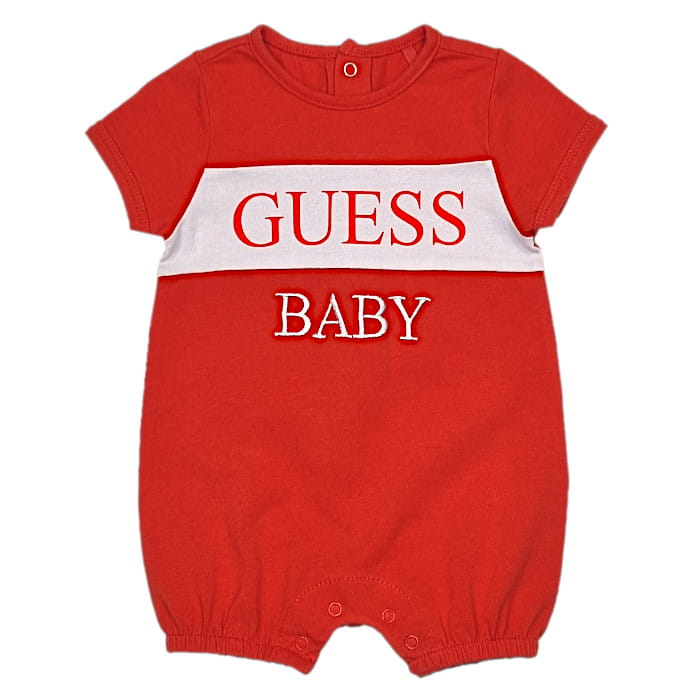 Combinaison Guess seconde main orange 0-3 mois - Vêtement bébé garçon chic